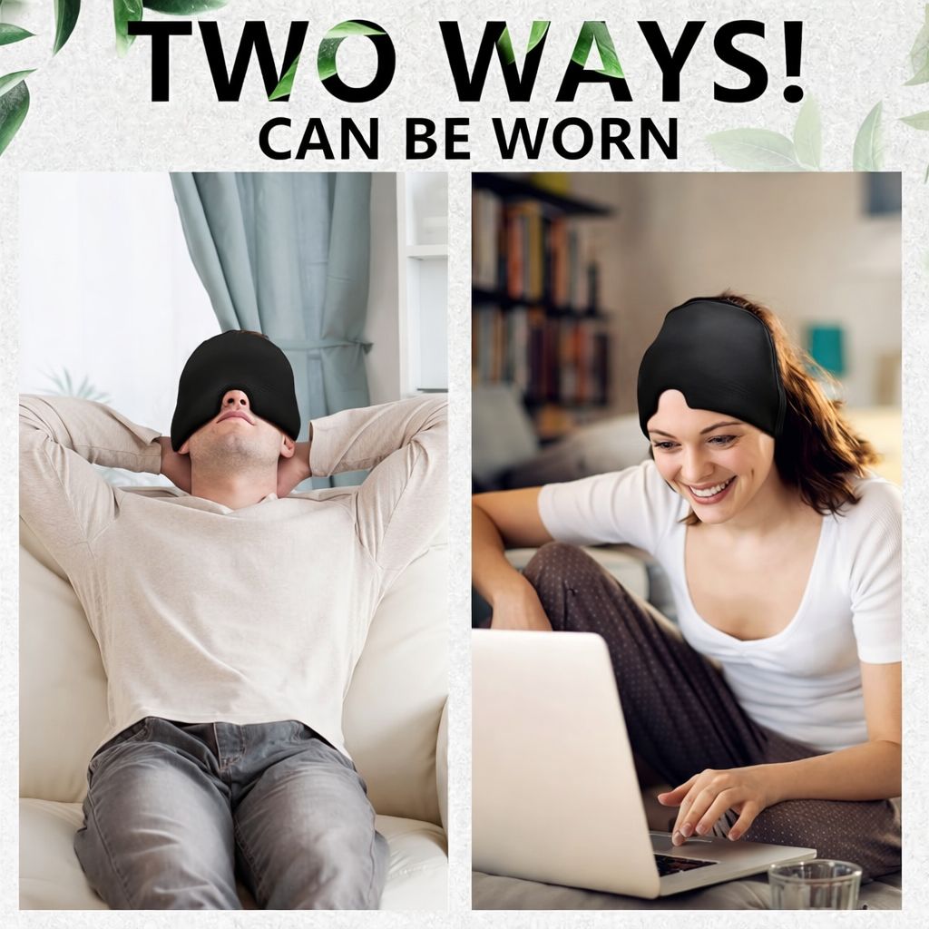 Migraine Relief Cap, Headache Relief Cap for Men & Women